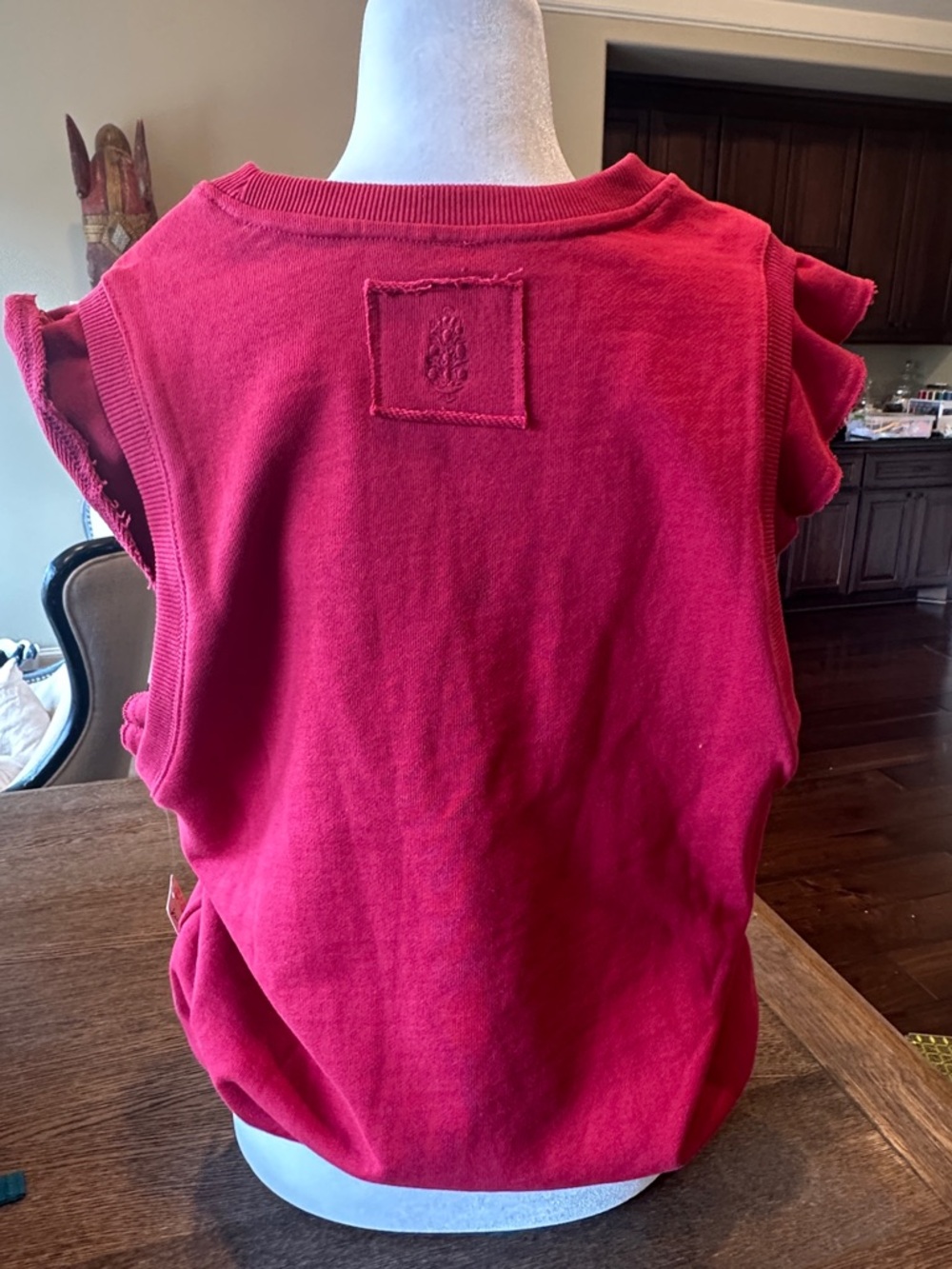 FP Movement by Free People Raspberry Knit Ruffle-Trim Tank - Picture 4 of 7